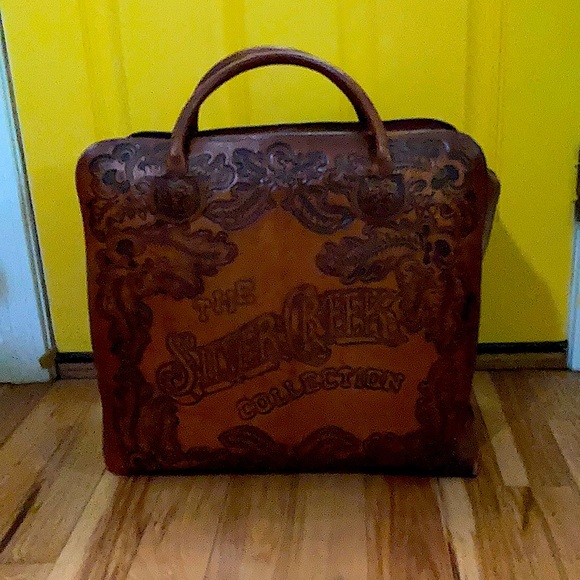 Accessories Hand Tooled Leather Boot Bag Poshmark